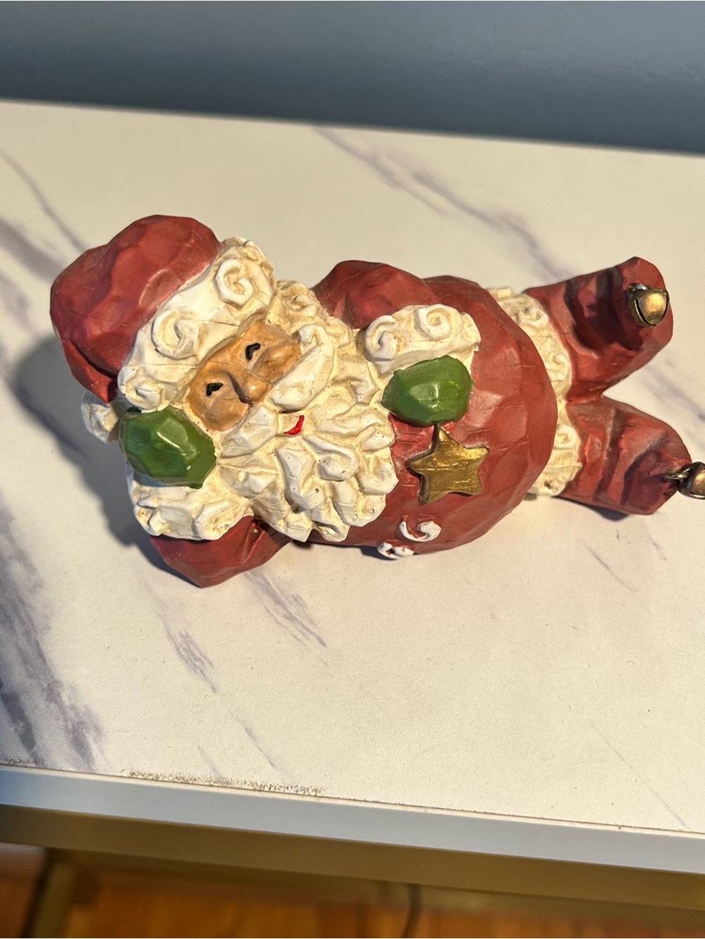 ⭐️ 5 for $25 ⭐️ forside Christmas Santa laying on side decor